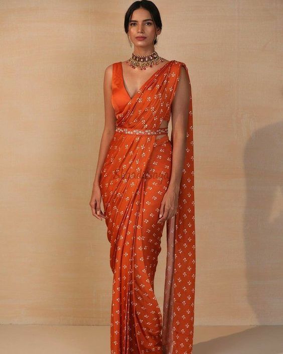Saree Draping That Holds Through the Whole Day look by StarBridals