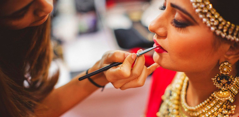 Wedding makeup portrait by StarBridals