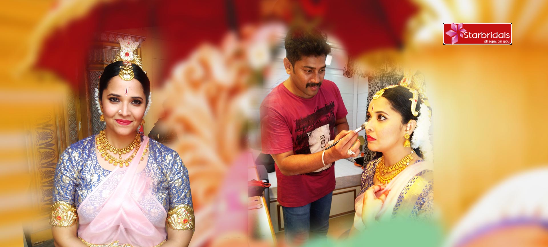 Siva, founder and lead makeup artist at StarBridals Hyderabad